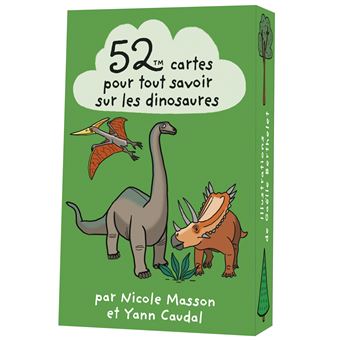 52 cartes pour tout savoir sur les dinosaures