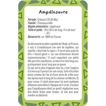 52 cartes pour tout savoir sur les dinosaures