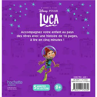 LUCA - Mon Histoire du Soir - Un cadeau pour Giulia - DISNEY PIXAR