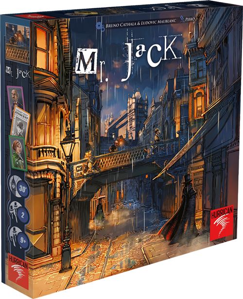 Jeu en duo Mr Jack edition New York  - Asmodee reconditionné disponible sur Fnac