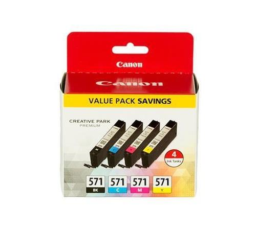 Pack 4 couleur Canon CLI-571