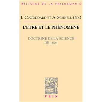 L'être et le phénomène