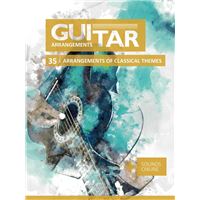Songbook with 35 arrangements of classical themes for the guitar.