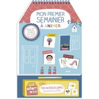 Vertbaudet Calendrier et semainier en Tissu Bleu TU