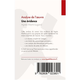 Une évidence d'Agnès Martin-Lugand (Analyse de l'oeuvre)