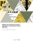 Bulletin de la Société des sciences historiques et naturelles de l'Yonne