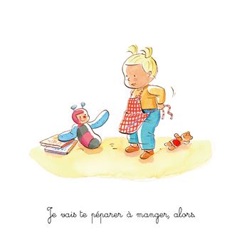 Apolline fait la cuisine