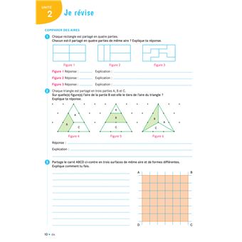 Cap Maths CM2 Éd. 2021 - Cahier de Géométrie-Mesure
