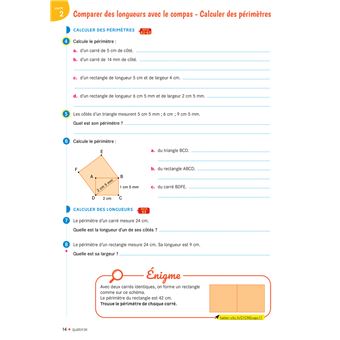 Cap Maths CM2 Éd. 2021 - Cahier de Géométrie-Mesure
