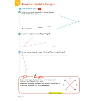 Cap Maths CM2 Éd. 2021 - Cahier de Géométrie-Mesure
