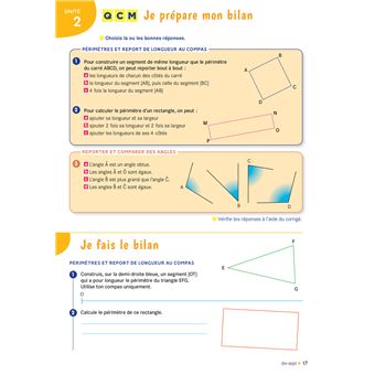 Cap Maths CM2 Éd. 2021 - Cahier de Géométrie-Mesure