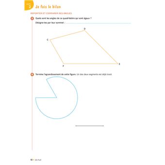 Cap Maths CM2 Éd. 2021 - Cahier de Géométrie-Mesure