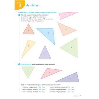 Cap Maths CM2 Éd. 2021 - Cahier de Géométrie-Mesure