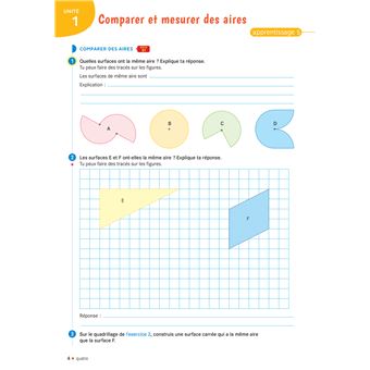 Cap Maths CM2 Éd. 2021 - Cahier de Géométrie-Mesure