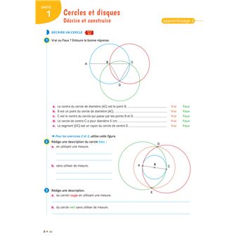 Cap Maths CM2 Éd. 2021 - Cahier de Géométrie-Mesure