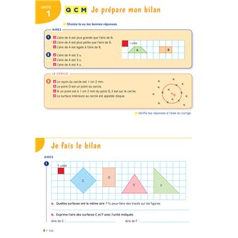 Cap Maths CM2 Éd. 2021 - Cahier de Géométrie-Mesure
