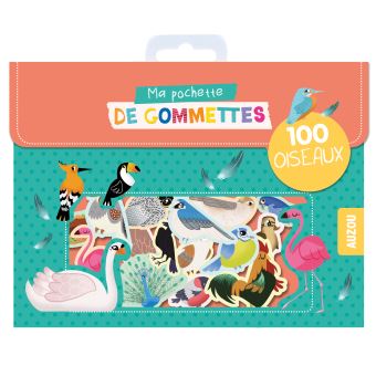 Ma pochette de gommettes - 100 oiseaux