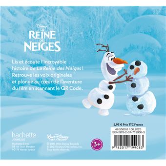 LA REINE DES NEIGES - Mon Histoire à Écouter - QR code - Disney