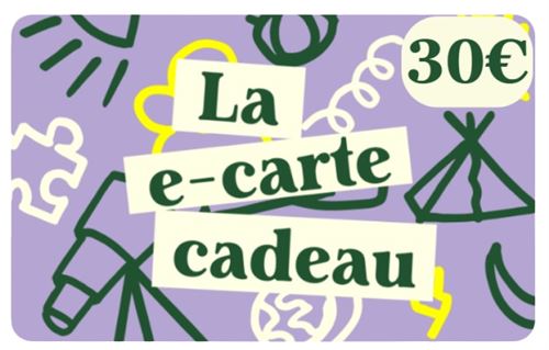 E-carte Nature Découvertes 30€