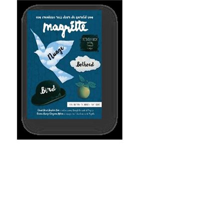 Magritte activity book voor kinderen - nuage, bolhoed, bird