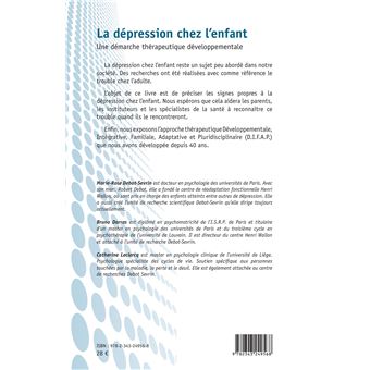 La dépression chez l'enfant