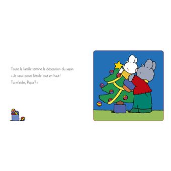 Petit Lapin Blanc fête Noël