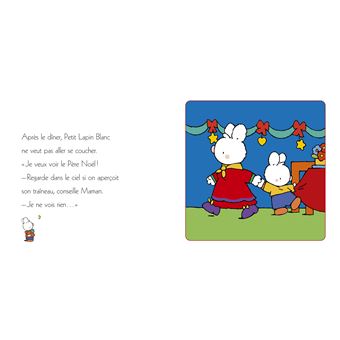 Petit Lapin Blanc fête Noël
