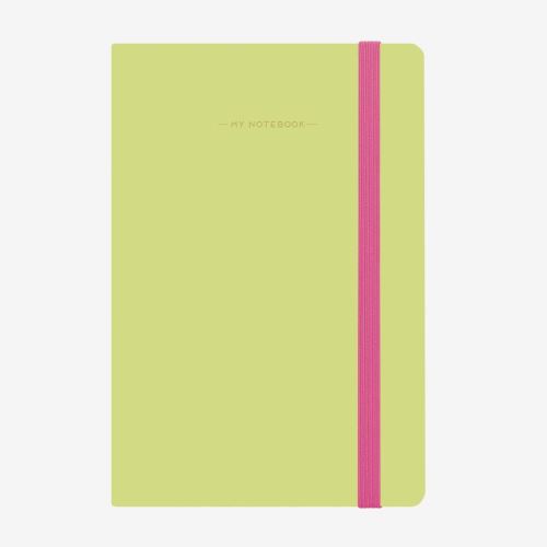 My notebook - Medium plain green