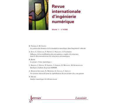 Revue internationale d'ingenierie numerique vol 1 n 4 20