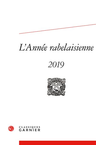 L'annee rabelaisienne,2019-3