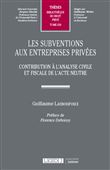 Les subventions aux entreprises privées