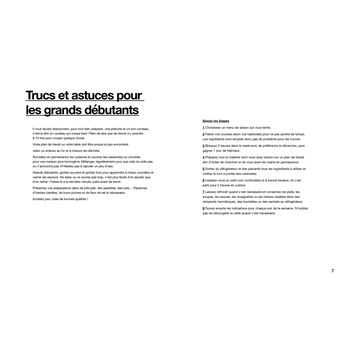 En 2 heures je cuisine pour toute la semaine spécial grands débutants