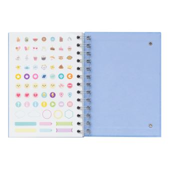 Agenda classique Mr. Wonderful Modèle semainier Petit format 2020 2021 Je m’y mets Bleu