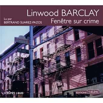 Fenêtre sur crime Linwood Barclay Neuf sous blister. Livre audio 1 CD 
