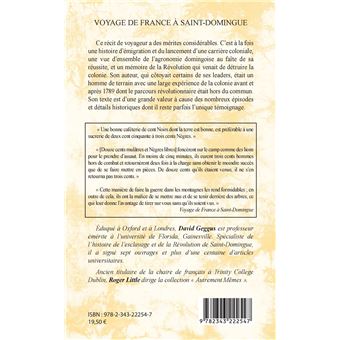 Voyage de France à Saint-Domingue