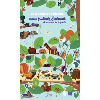 Cherche et trouve avec Facteur Écureuil et ses amis de la forêt