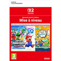 Code de téléchargement mise à niveau Super Mario Bross Wonder + Rendez-vous au parc Bellabel