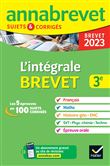 Annales du brevet Annabrevet 2023 L'intégrale du brevet 3e