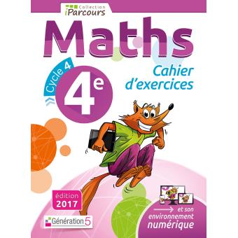 iParcours Maths 4ème Cycle 4, Cahiers d'exercices Workbook - broché ...