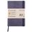 Carnet souple Cuir 14,8x21 144 pages ligné pétrole - 400094C