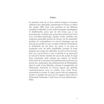 Cafés-Philo en France, Un malentendu & un échec ? Education Nationale & Philosophie, L'humiliation