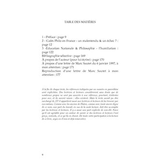 Cafés-Philo en France, Un malentendu & un échec ? Education Nationale & Philosophie, L'humiliation
