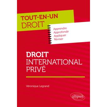 Droit International Privé - Broché - Véronique Legrand - Achat Livre | Fnac