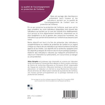 La qualité de l'accompagnement en protection de l'enfance