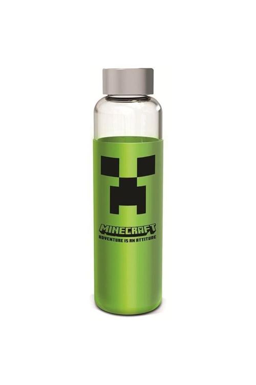 Non Communiqué Bouteille En Silicone Minecraft