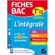 Fiches bac L'intégrale Tle ES