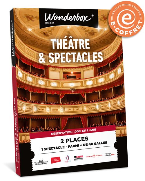 E-coffret Connect Théâtre et Spectacles 2 Personnes
