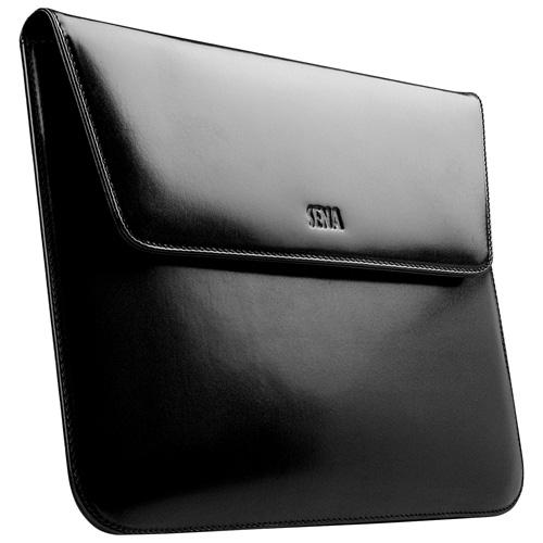 Pochette Cuir Sena Executive pour iPad, Noire