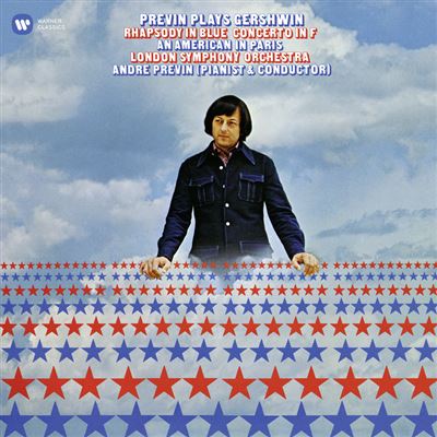 Plays gershwin/rhapsody in blue/concerto/american in paris