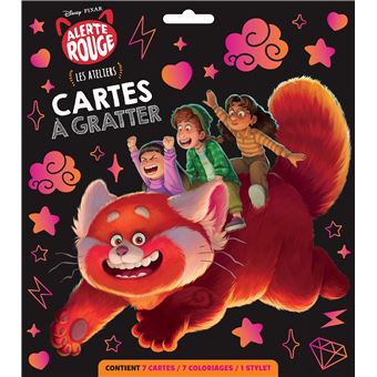 ALERTE ROUGE - Pochette Cartes à gratter - Pixar